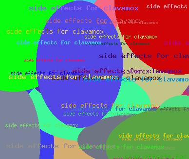 Side effects for clavamox